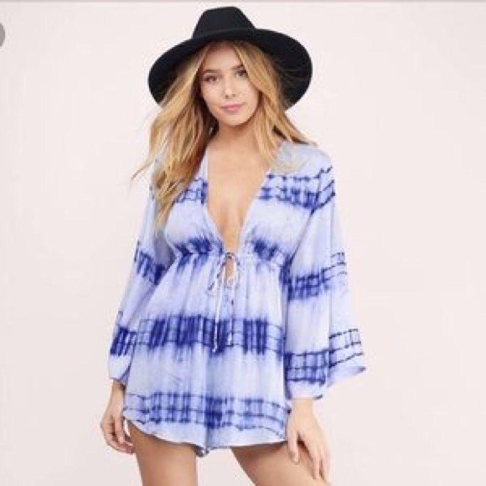 Blue Life‎ Wild & Free Romper in Blue